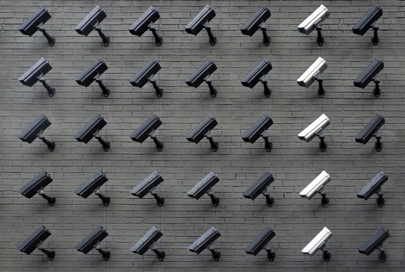 Security surveillance installation